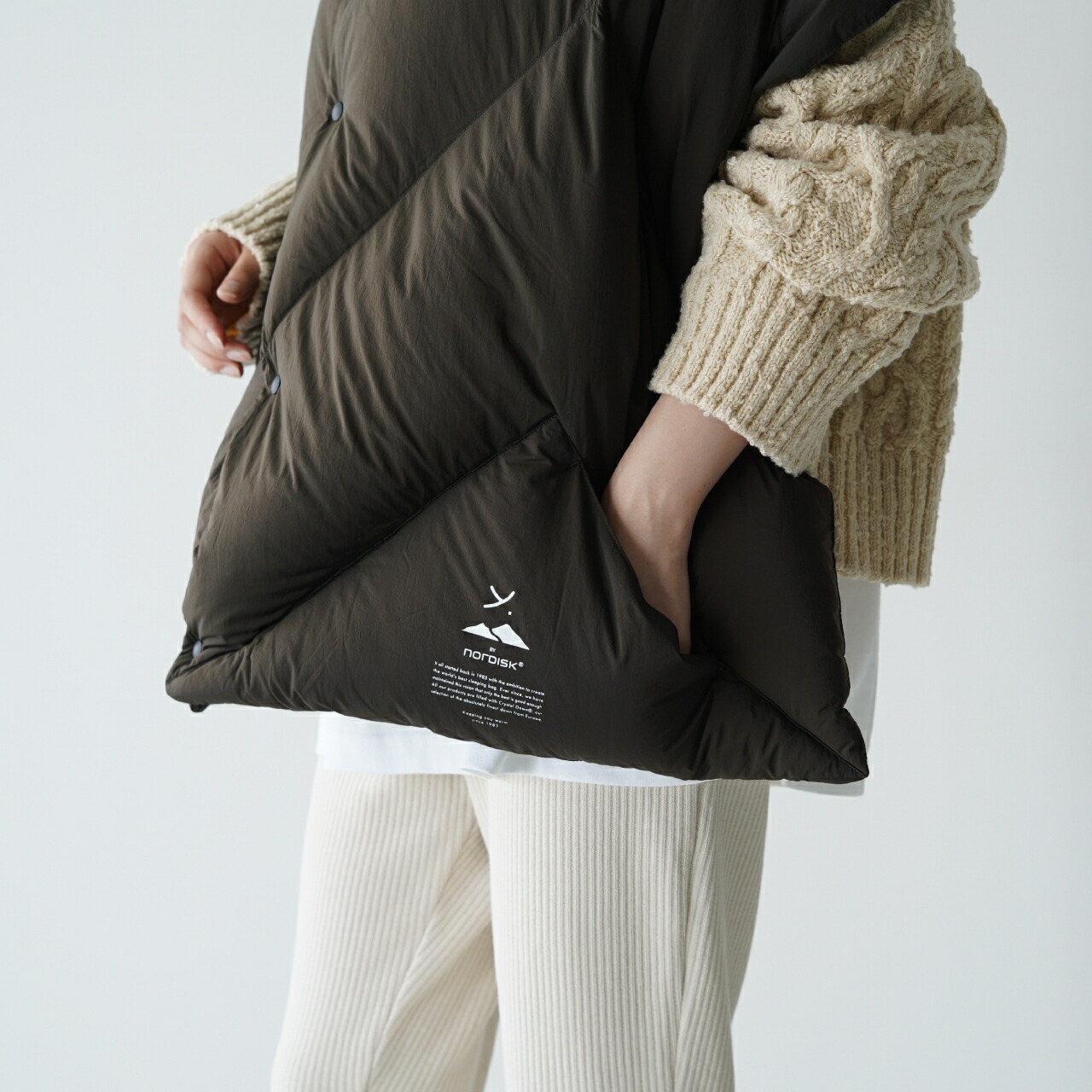 楽天市場】ワイドット バイ ノルディスク ダウンブランケット ひざ掛け