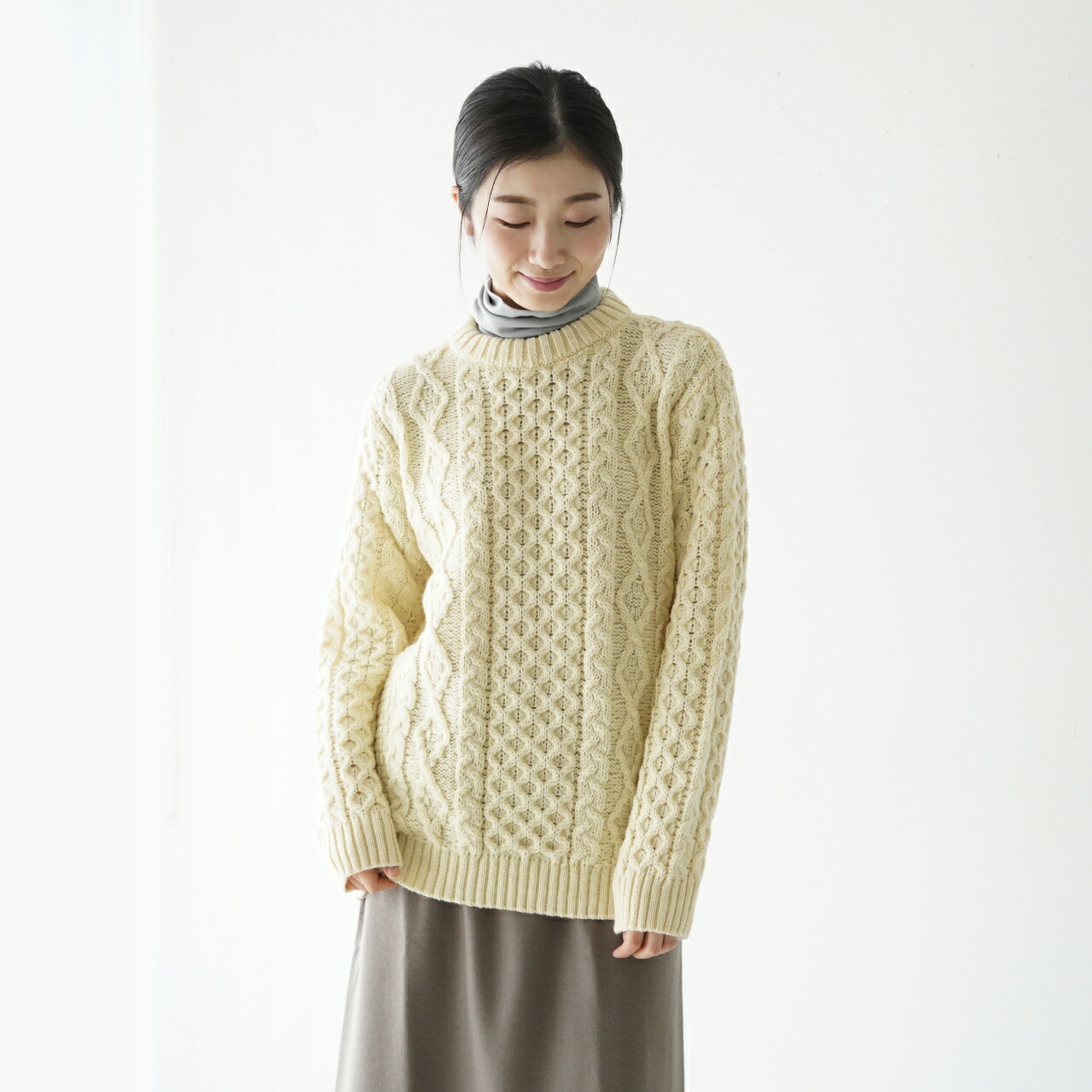 楽天市場】ケリーウーレンミルズ Kerry Woollen Mills ケーブル編み