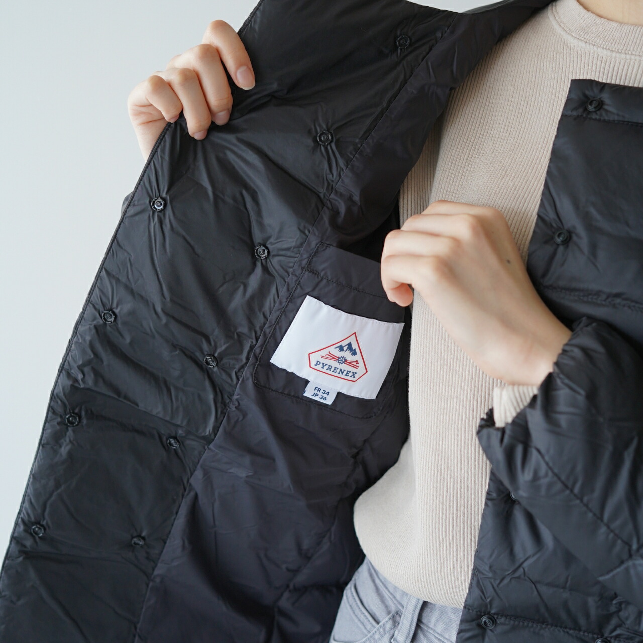 楽天市場】ピレネックス PYRENEX コクーン COCOON ノーカラー インナー