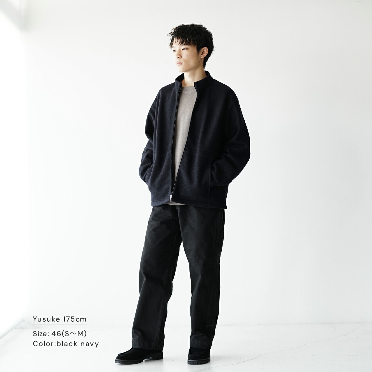 楽天市場】スティルバイハンド STILL BY HAND フリース ウール ジップ