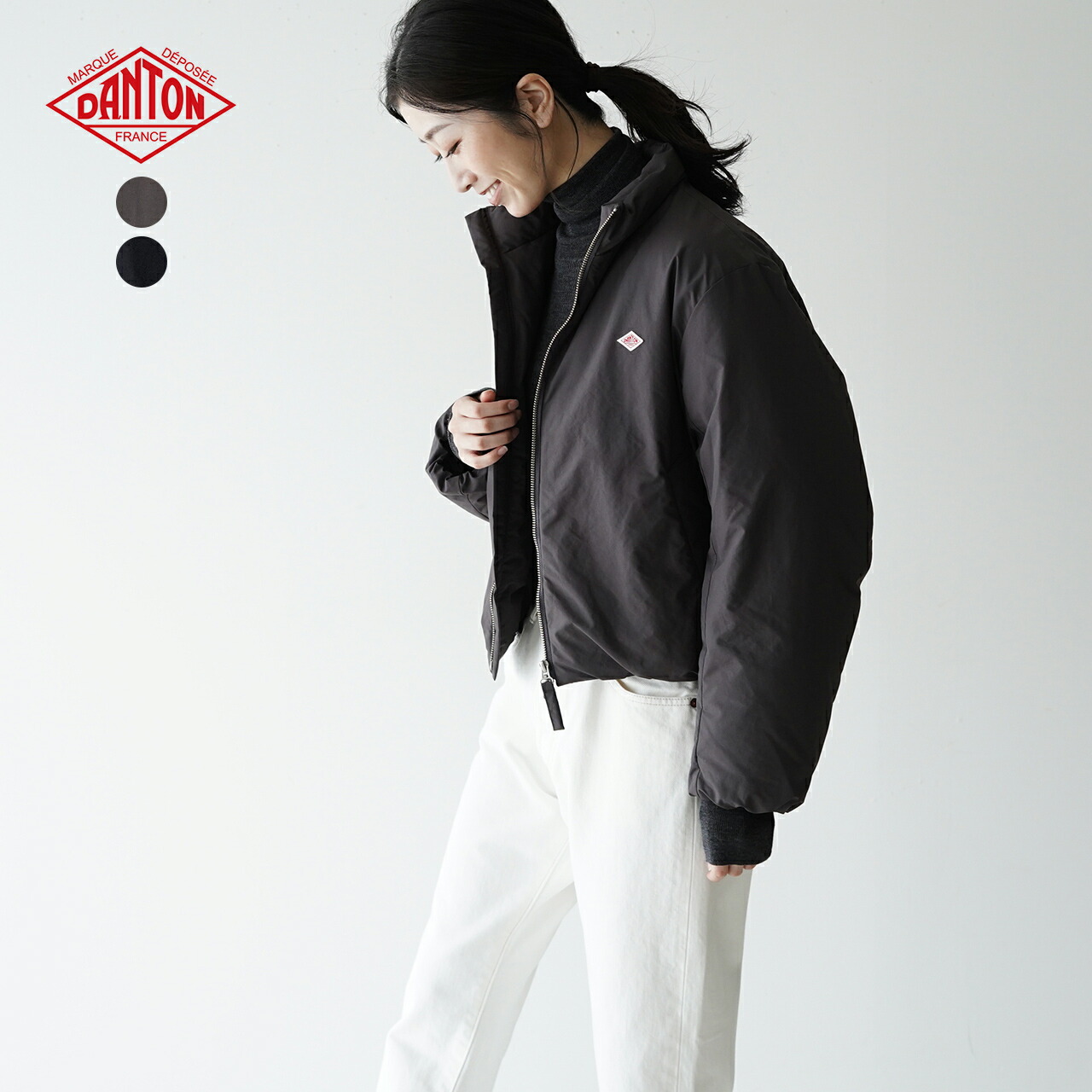 楽天市場】ダントン DANTON スタンドカラー ダウン ジャケット DOWN