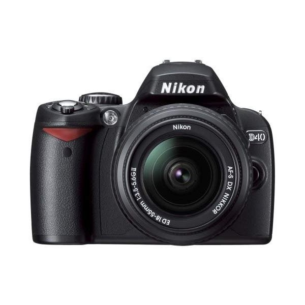 楽天市場】【中古】ニコン Nikon D40 レンズキット ブラック D40BLK