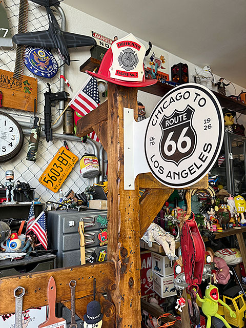 楽天市場】ルート66 サイド看板 両面プリント フランジメタルサイン