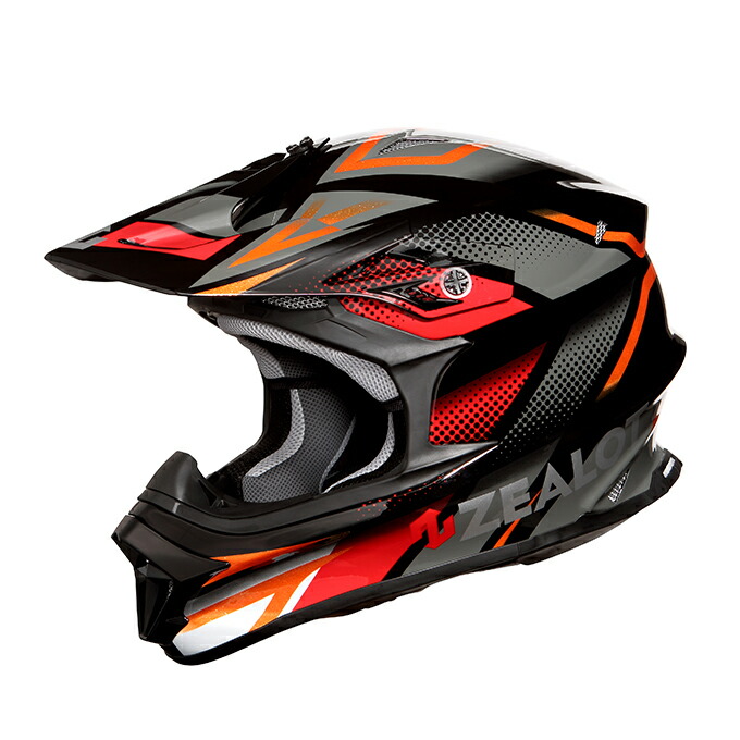 楽天市場】ZEALOT ジーロット オフロードヘルメット フルフェイス