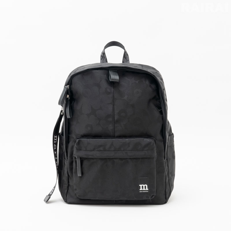 楽天市場】マリメッコ ジップ トップ バックパック ウニッコ ブラック