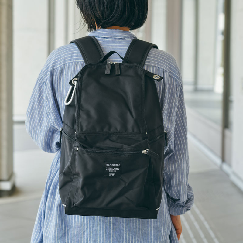 楽天市場】【ショッパー特典付】 マリメッコ リュック バディ 黒
