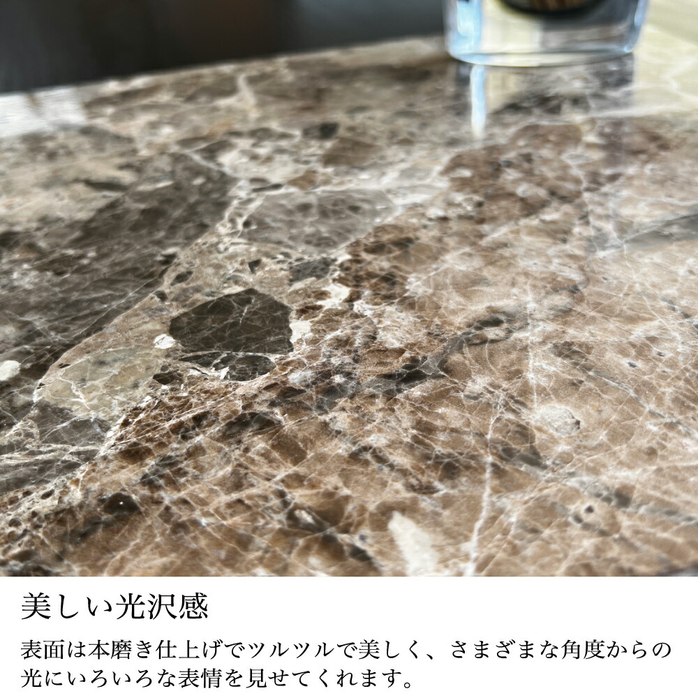 楽天市場】天然石 本物 大理石 italianbrown イタリアン ブラウン 茶