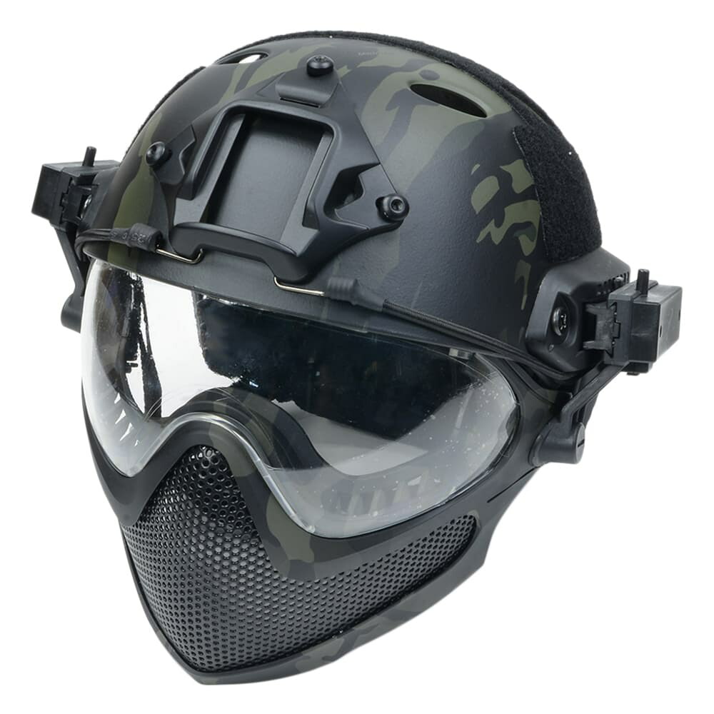 楽天市場】WoSporT タクティカルヘルメット FASTタイプ フェイスガード