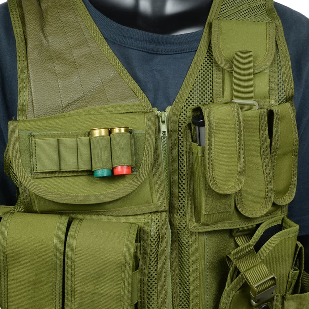 楽天市場】タクティカルベスト 固定式マグポーチ 着脱式ホルスター付き