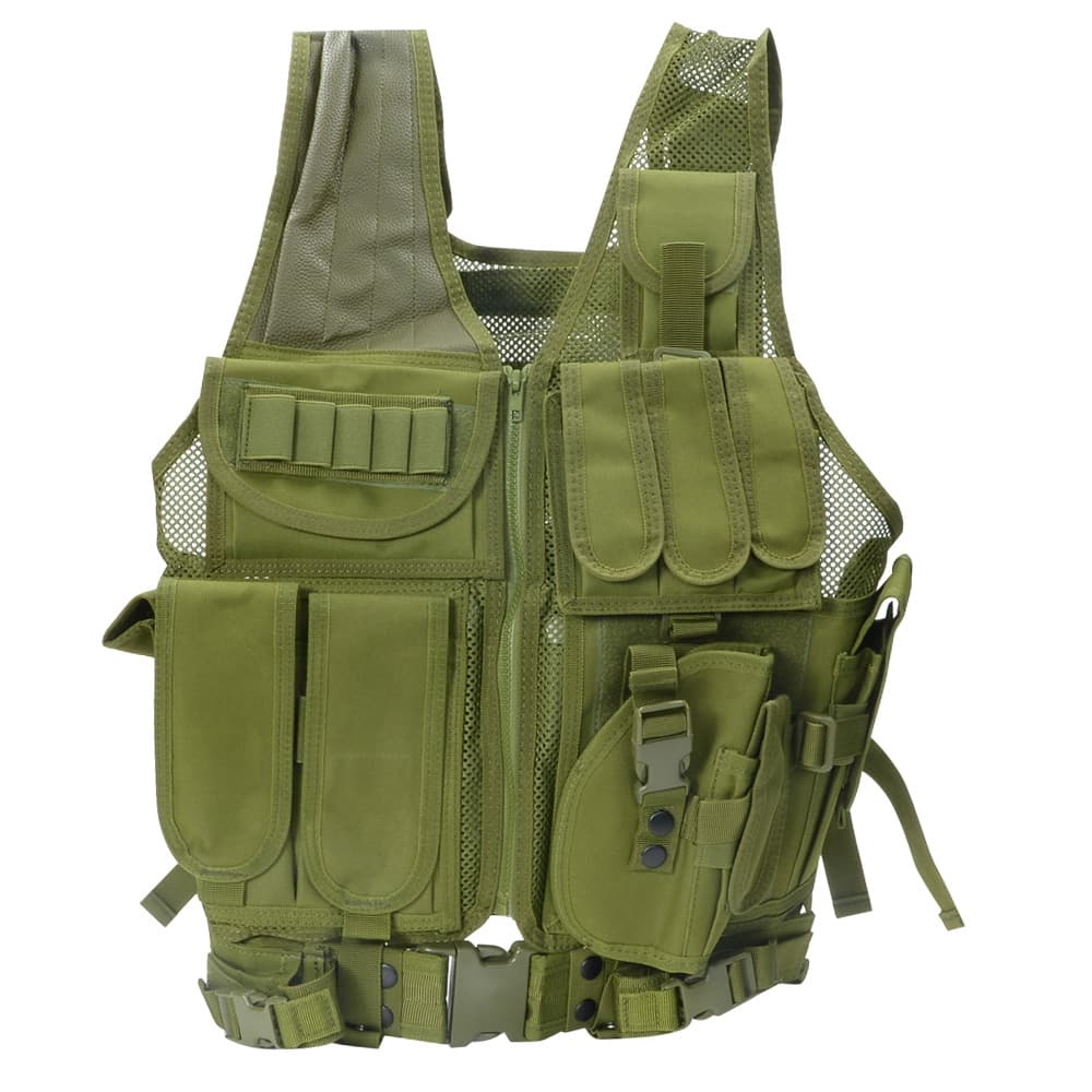楽天市場】タクティカルベスト 固定式マグポーチ 着脱式ホルスター付き