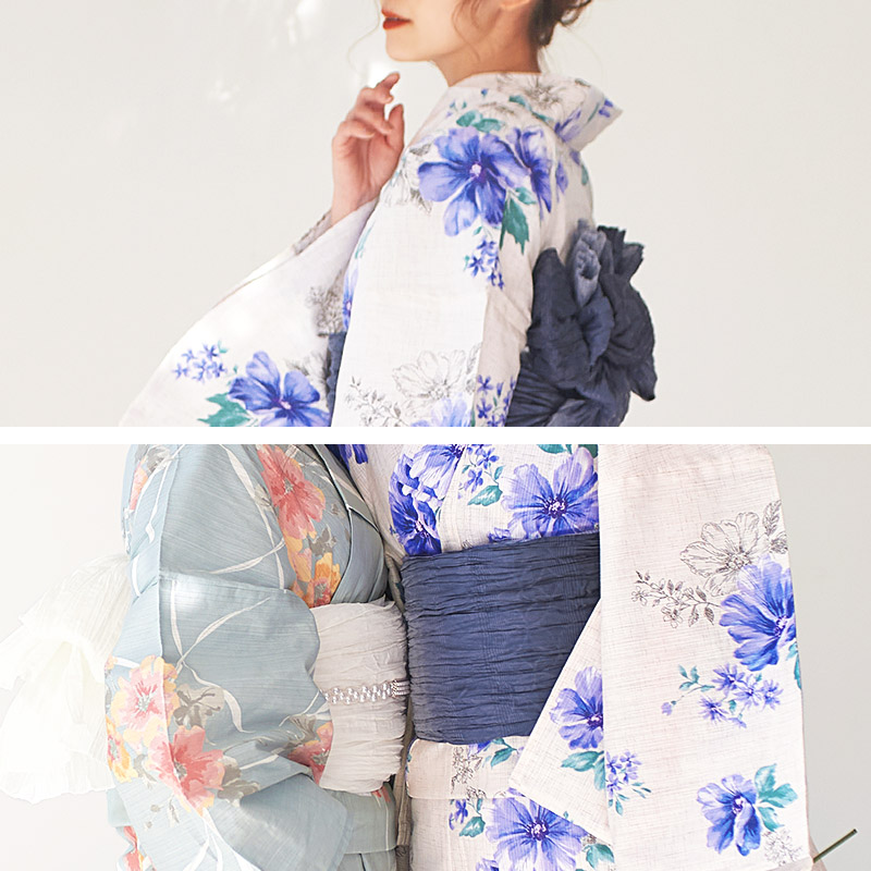 楽天市場】浴衣 5点セット レディース 2025（ゆかた・しわ兵児帯・下駄