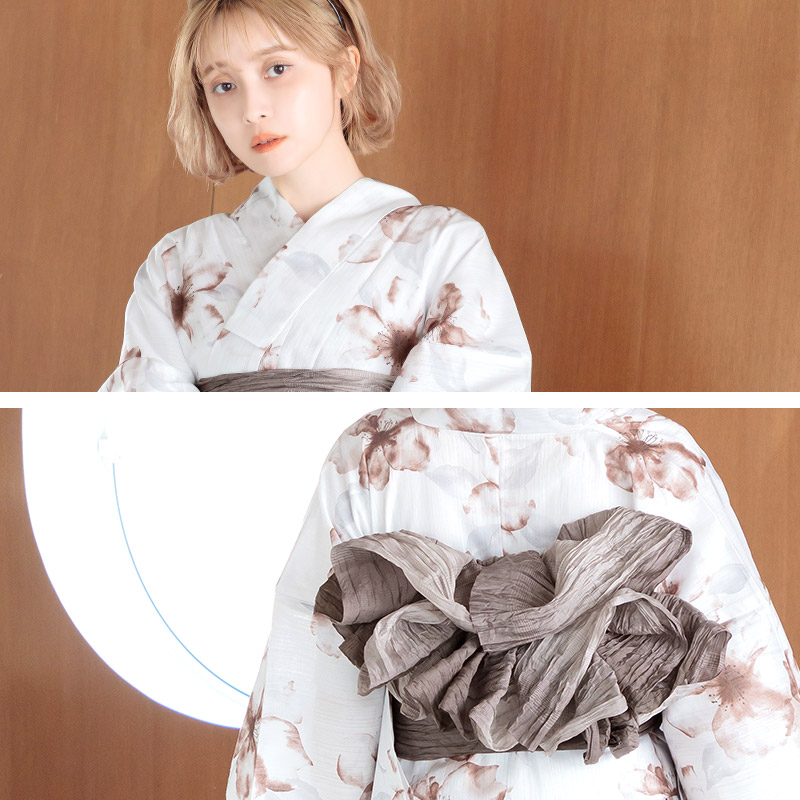 楽天市場】浴衣 5点セット レディース 簡単 2025（ゆかた・しわ兵児帯