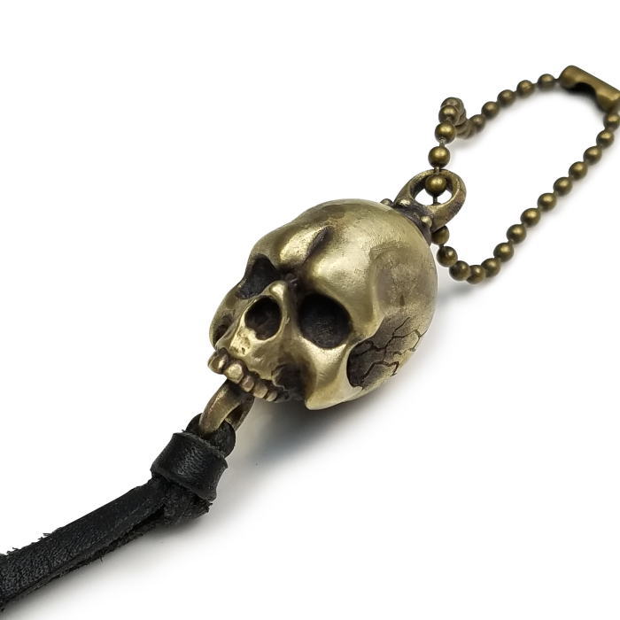 楽天市場】工房DREDLINE アクセサリー dk009 ビッグスカルキーチェーン