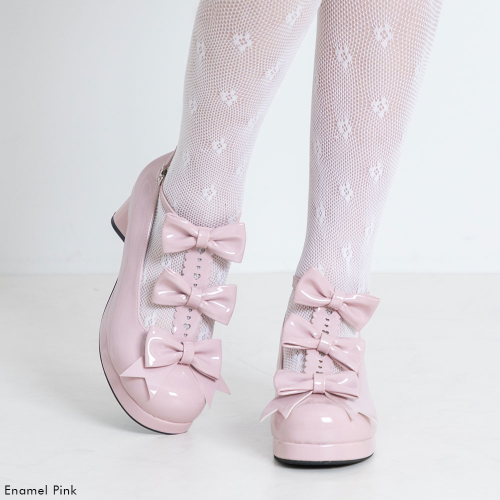 楽天市場】【FINALSALE】ハートヒールトリプルリボンシューズ