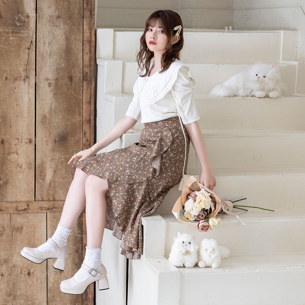 楽天市場】【メール便対応】レース付け襟セットパワショルカットソー