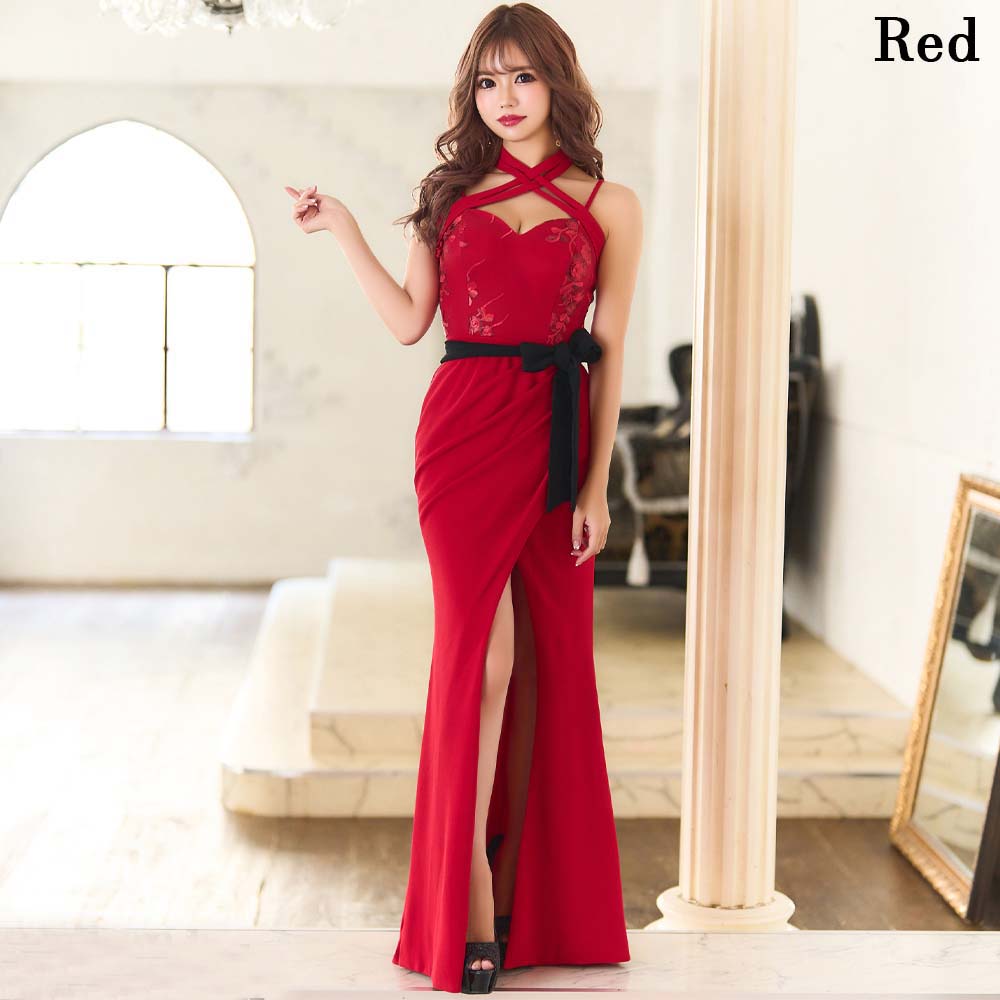 楽天市場】ロングドレス キャバドレス 送料無料 ナイトドレス セクシー