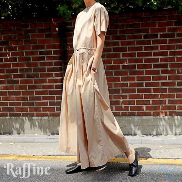 楽天市場】オールインワン サロペット パンツスーツ 半袖 シンプル