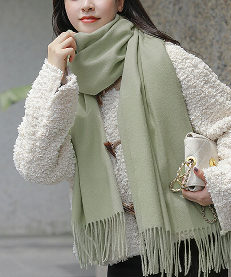 楽天市場】【1393円30%OFFで】ストール リバーシブル 大判 厚手