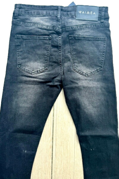 楽天市場】WAIMEA ダメージ加工ストレッチ入りスキニーデニムパンツ/28