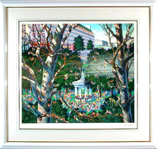 楽天市場】ヒロヤマガタ シルクスクリーン 1995 子供達の音楽会