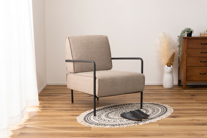 楽天市場】【送料無料】 ラウンジチェア 1P 幅64cm ソファ 1人掛け