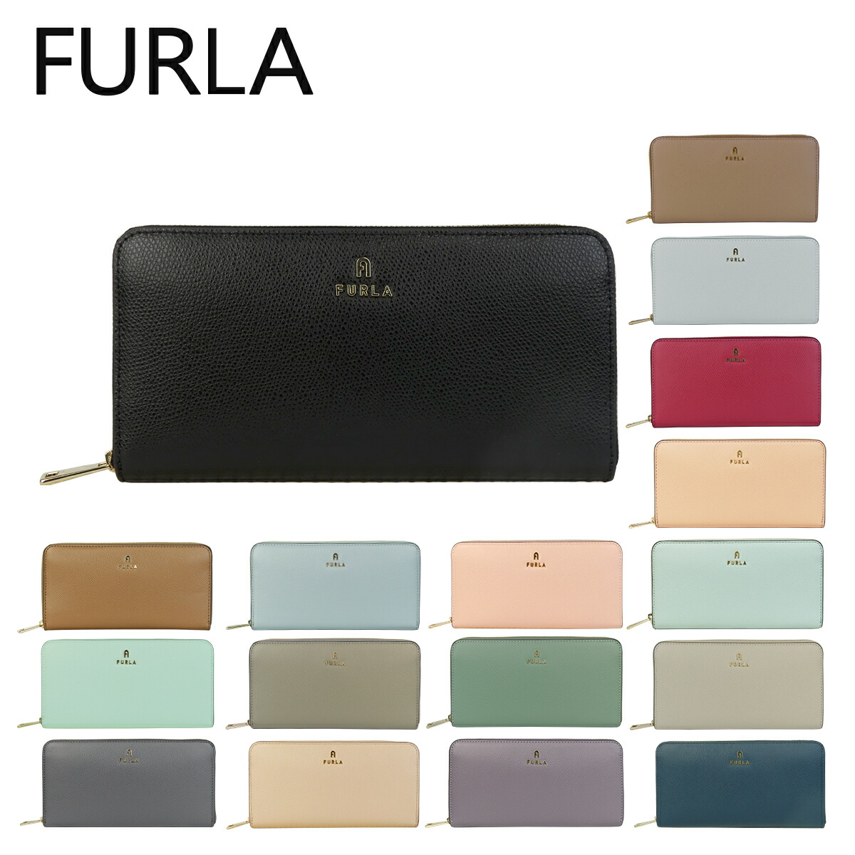 楽天市場】フルラ Furla 長財布 小銭入れ付 カメリア XL ジップ