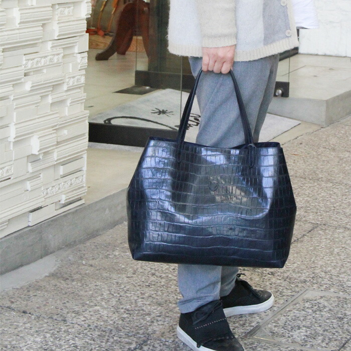 楽天市場】【正規品】フェリージ バッグ トート felisi クロコ型押し