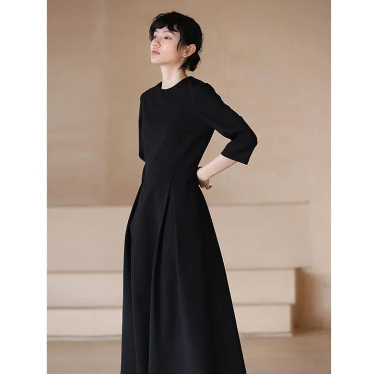 楽天市場】フォーマルワンピース ブラック レディース ワンピース 5分