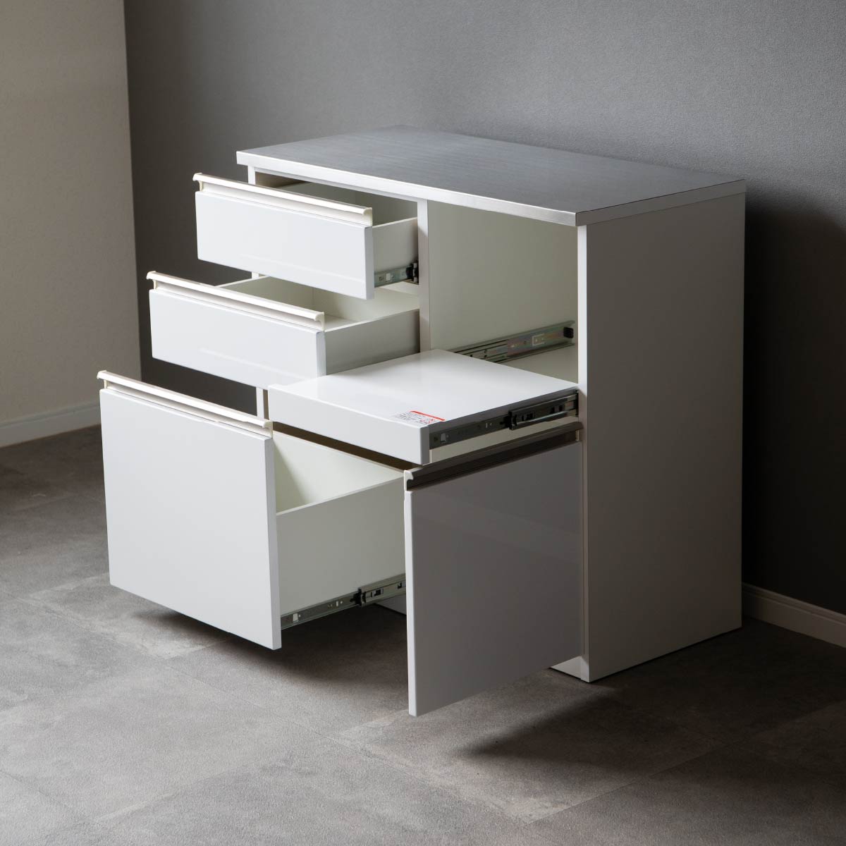 楽天市場】【5%OFFｸｰﾎﾟﾝ配布中】 キッチンカウンター 90 幅 キッチン