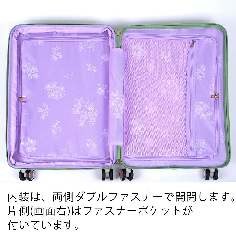 楽天市場】【ノベルティ付】＜62L・3,7kg・拡張有＞TSAロック キャリー