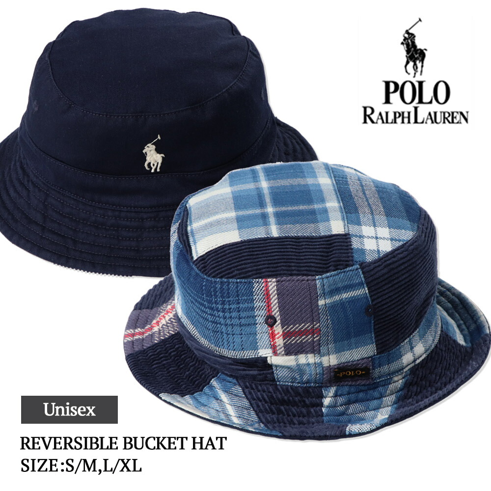 楽天市場】Polo Ralph Lauren REV BUCKET NEWPORTNAVYW/PTCHWKMULTI
