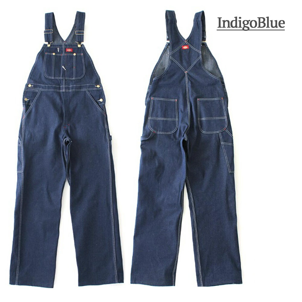 楽天市場】DICKIES Indigo Bib Overalls ディッキーズ デニム ビブ