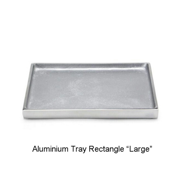 楽天市場】アルミ トレイ レクタングル ラージ おしゃれ 小物入れ