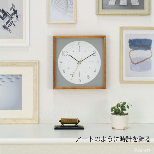 楽天市場】【ﾎﾟｲﾝﾄ増量＆乾電池付き】掛け時計 電波時計 インター