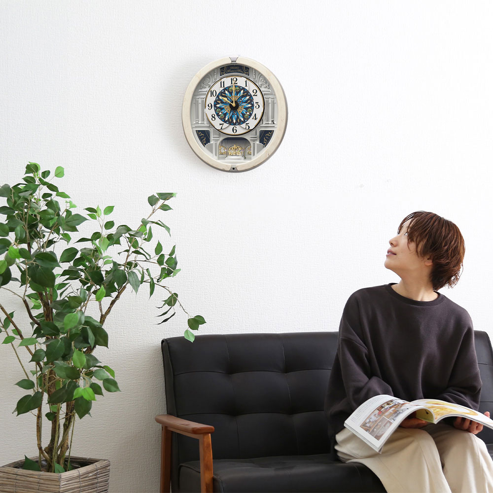 楽天市場】からくり時計 掛け時計 SEIKO セイコー 時計 掛け時計
