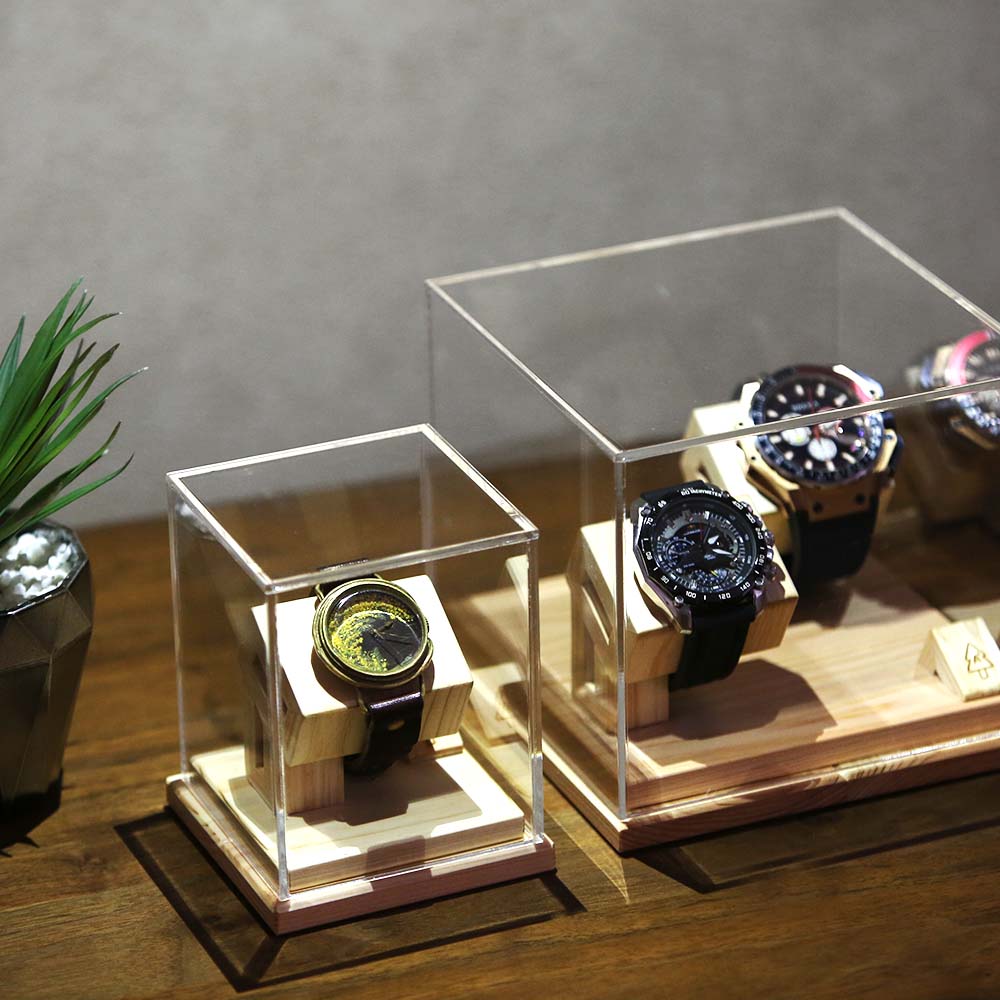楽天市場】A+ (アクセントプラス) 腕時計ショーケース 2本用 スタンド