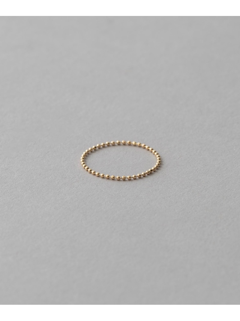 楽天市場】[レイヤード] K10YG ボールチェーン リング ete エテ