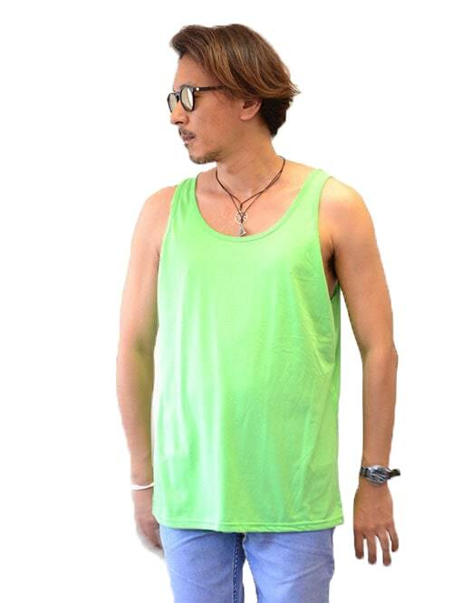 楽天市場】BELLA＋CANVS ネオンカラータンクトップ GREENアメリカ輸入