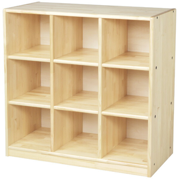 楽天市場】ブロック社 整理棚9人用〜幼稚園・保育園にオススメな