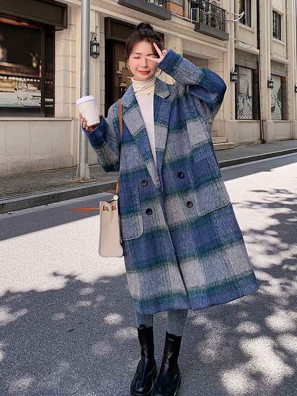 楽天市場】チェスターコート チェック柄 レディース ロングコート