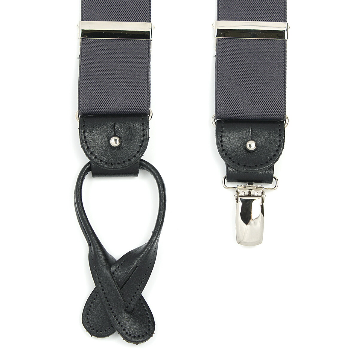 楽天市場】アルバートサーストン サスペンダー ダークグレー エラ