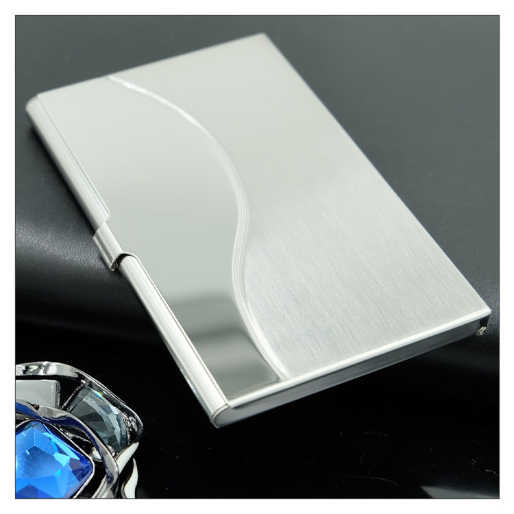 楽天市場】【全商品ポイントアップ中】 鏡面 名刺入れ ミラー付き 薄型