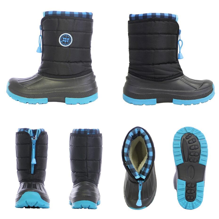 楽天市場】スノーブーツ キッズ ジュニア スノーシューズ 子供 防寒
