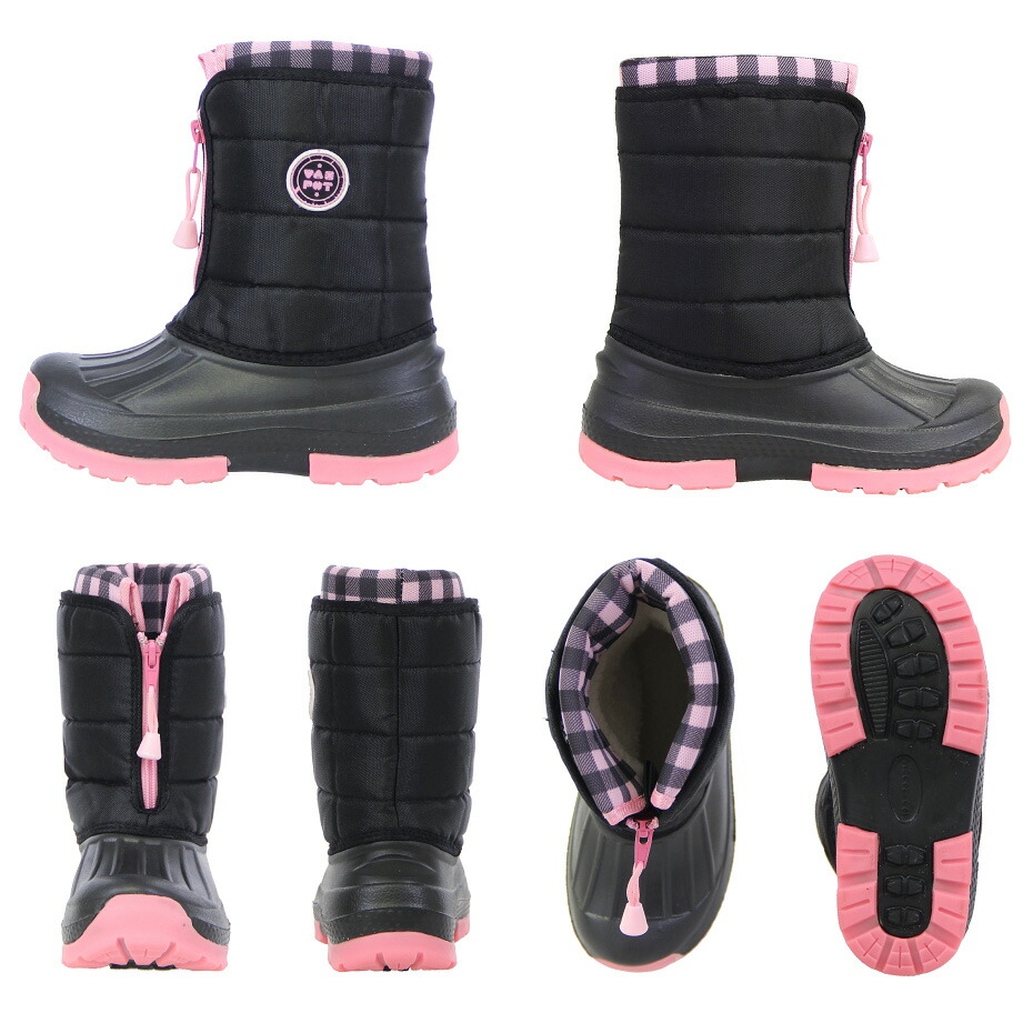 楽天市場】スノーブーツ キッズ ジュニア スノーシューズ 子供 防寒