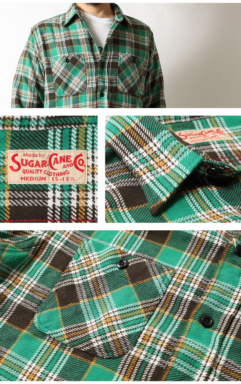 楽天市場】☆スーパーSALE×5のつく日☆ シュガーケーン ネルシャツ