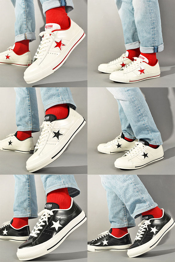 楽天市場】【動画あり】送料無料 ワンスター J コンバース レザー