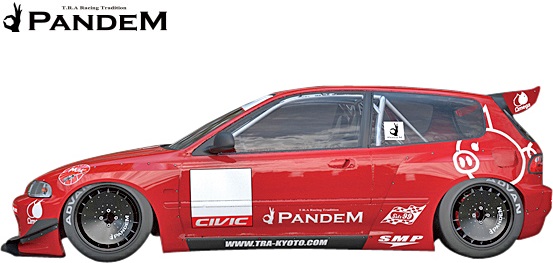 楽天市場】【M's】ホンダ シビック EG (1991y-1995y) PANDEM サイド