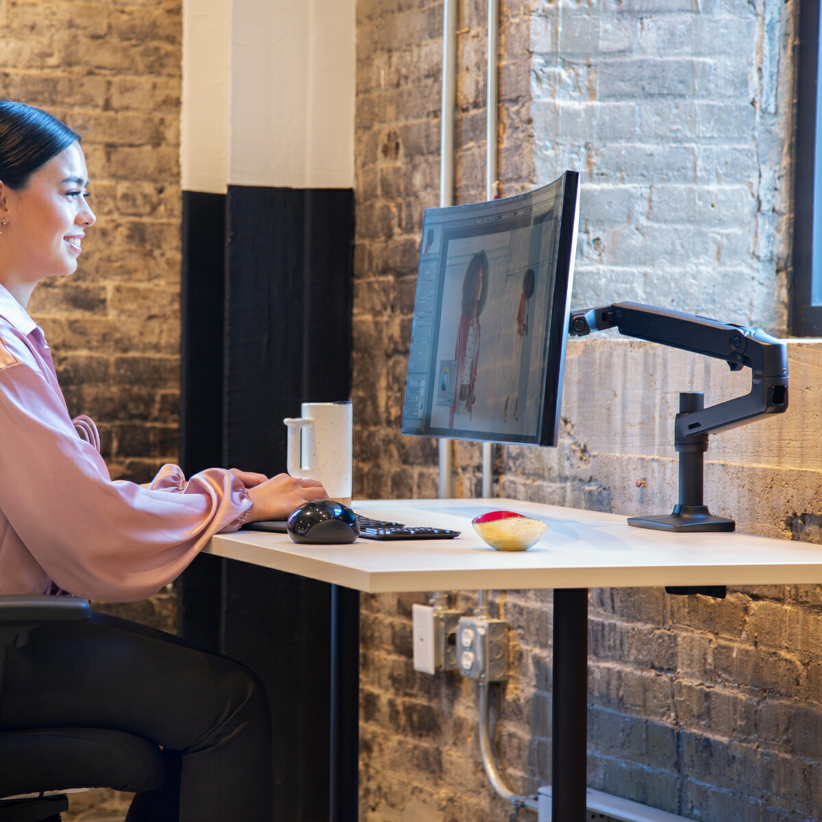 楽天市場】【楽天スーパーセール特価】【モニターアーム】エルゴトロン