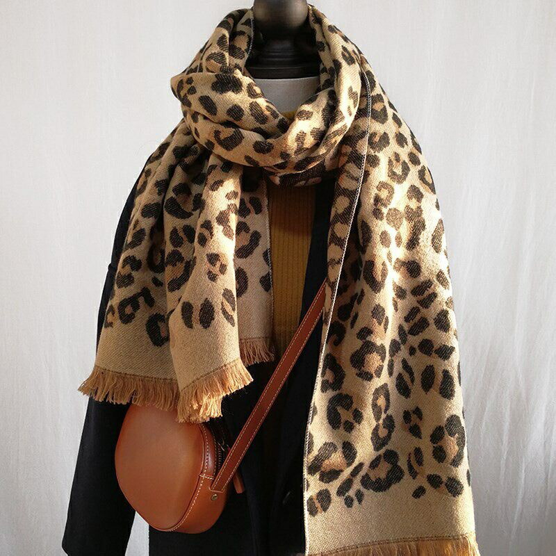 楽天市場】即納 ストール レオパード ヒョウ柄 ゼブラ パシュミナ風