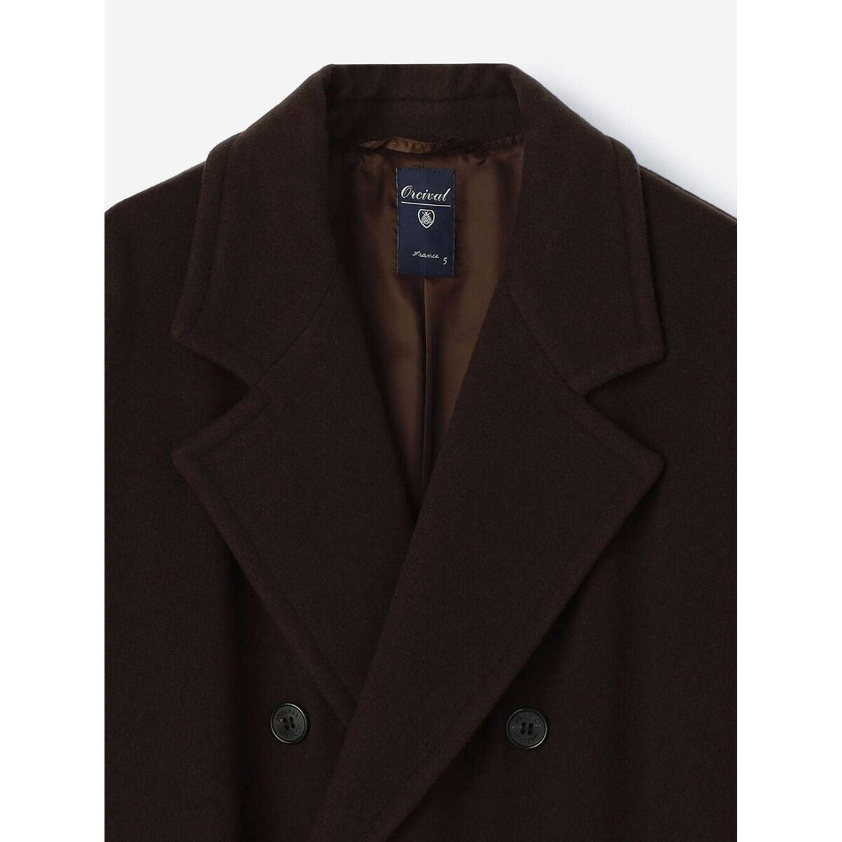 楽天市場】オーシバル ORCIVAL メンズ ウールモッサ ベルテッドコート